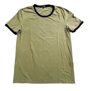 BALMAIN**Khaki Green Stretch T-Shirt***Med $448